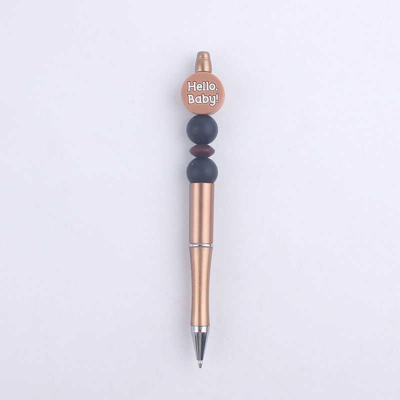 Wholesale Cartoon Baby Round Silicone DIY Bead Pen