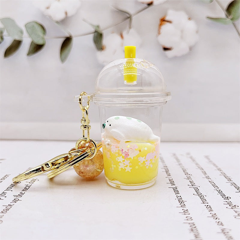 Wholesale Acrylic Sea Animal Floating Creative Keychain