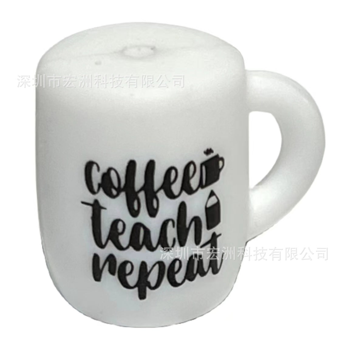 Wholesale 10PCS Mug Silicone Beads