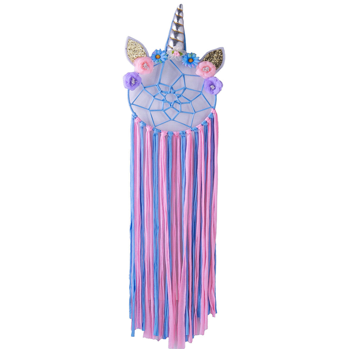 Venta al por mayor Organizador de pinzas de pelo de unicornio con borla de lana