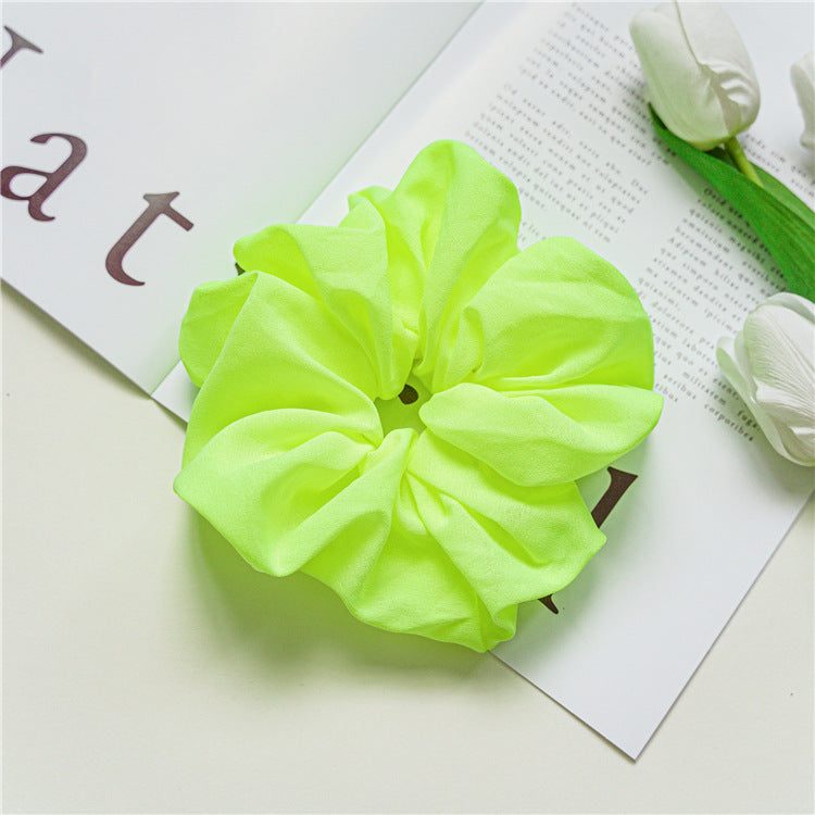 Wholesale Fabric Fluorescent Hair Scrunchies