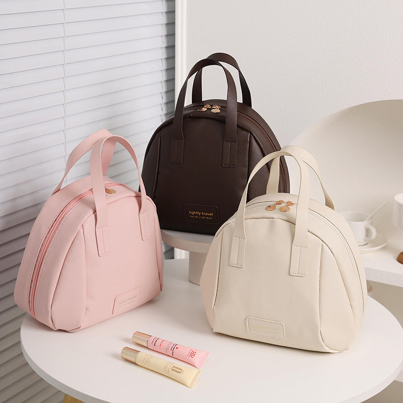 Wholesale Shell Handheld Large Capacity Toilet Travel PU Storage Bag