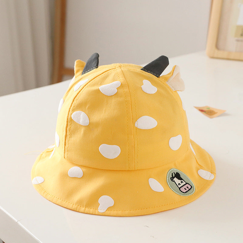 Wholesale Cotton Summer Thin Section Sunscreen Kids Bucket Hat