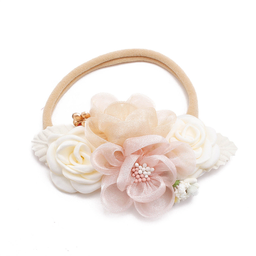 Wholesale Baby Princess Head Flower Headwear