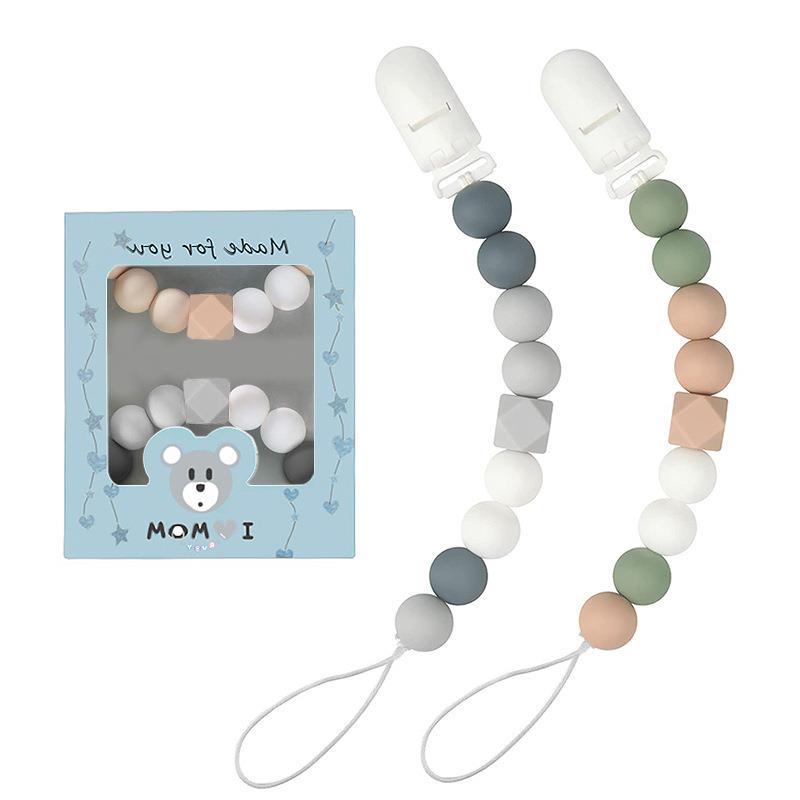 Cadena De Chupete De Silicona Para Bebés al por mayor Suministros Para Bebés