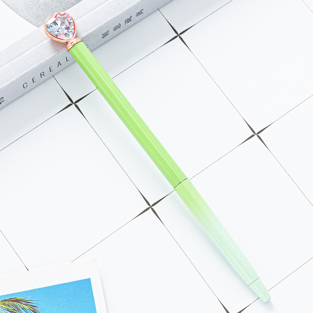 Bolígrafo De Metal Con Diamante De Corazón al por mayor