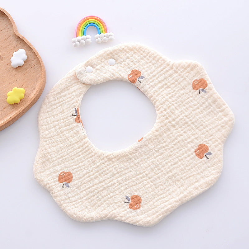 Venta al por mayor Toalla de saliva para bebés Suministros para bebés de algodón