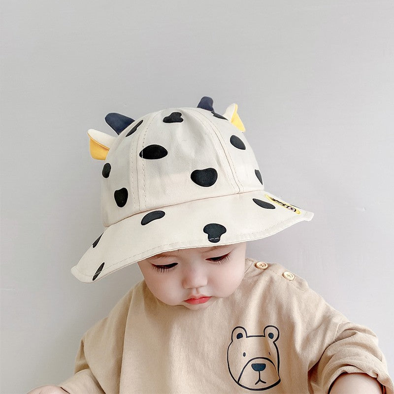 Wholesale Cotton Summer Thin Section Sunscreen Kids Bucket Hat