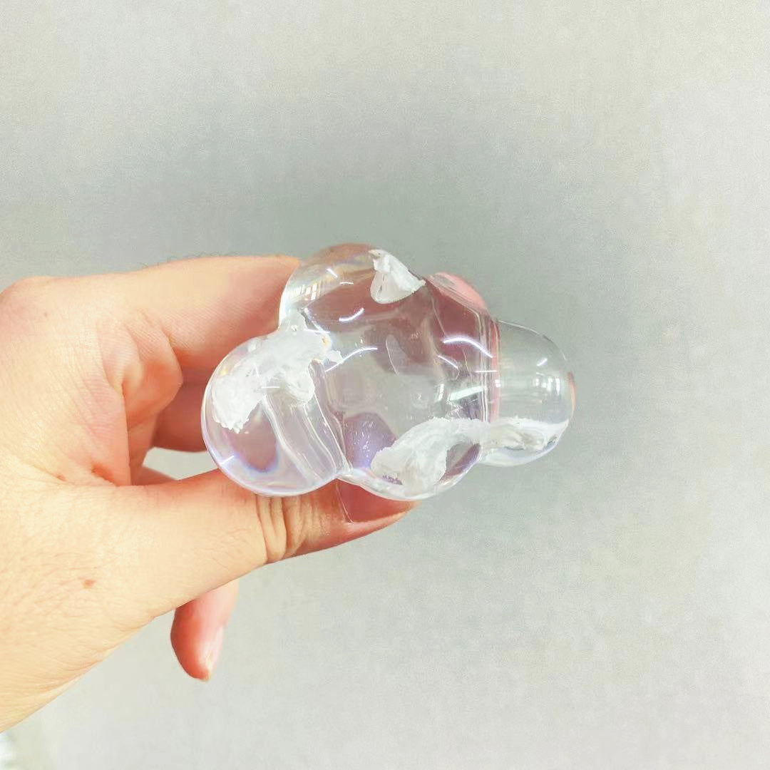 Titular de Airbag de teléfono móvil de nube estéreo transparente degradado al por mayor