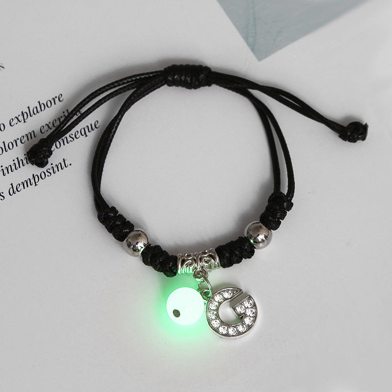 Pulsera Luminosa De Alfabeto Inglés De Aleación al por mayor