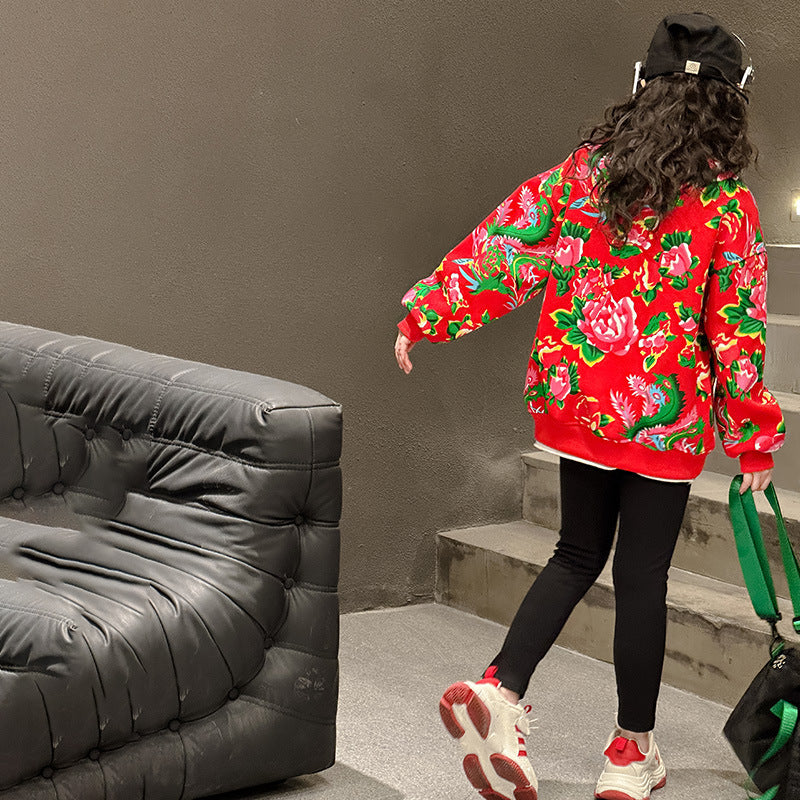 Wholesale Cotton Children's Printed Hoodies