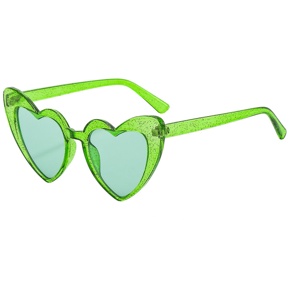 Wholesale PC Transparent Frame Love Sunglasses