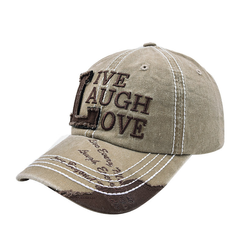 Capilla de béisbol de bordado de letra de algodón al por mayor