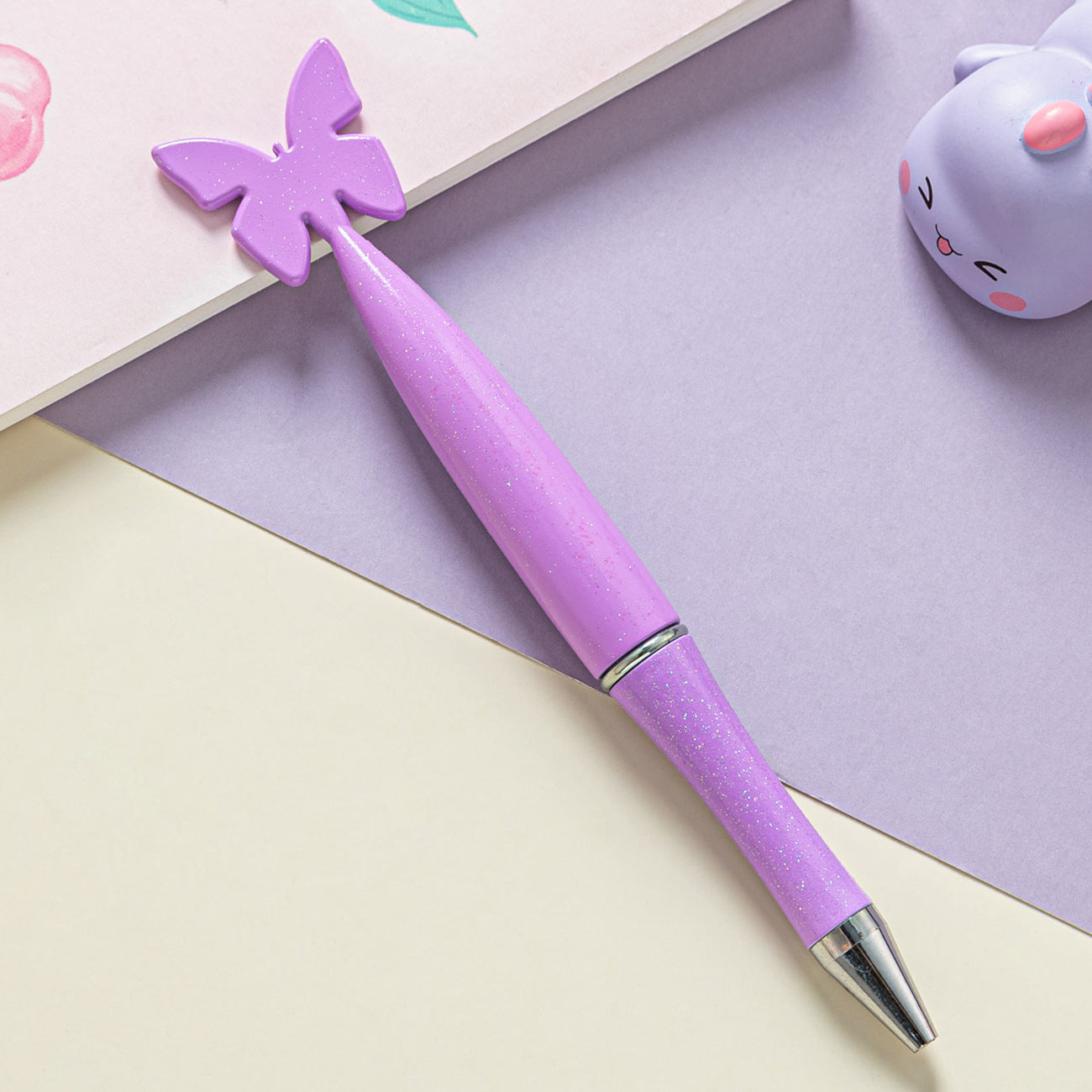 Venta al por mayor Bolígrafo De Plástico Giratorio De Mariposa