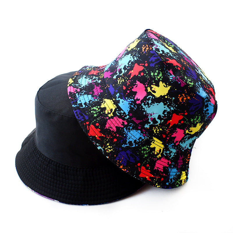 Venta al por mayor Sombrero de pescador de algodón de doble cara