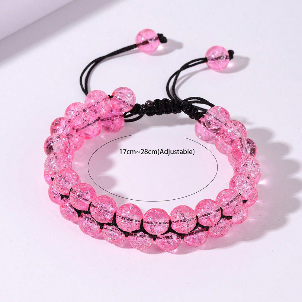 Wholesale 5PCS New Double Layer Natural Stone Bracelet