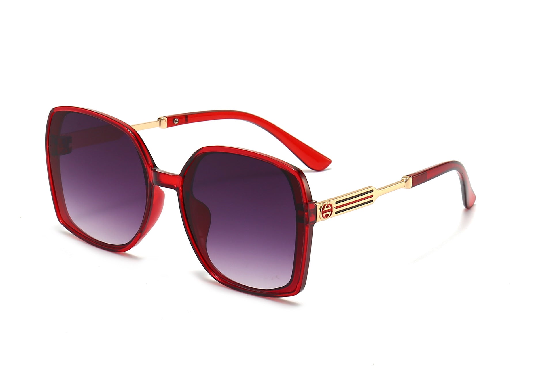 Wholesale Large Frame UV-proof PC Sunglasses