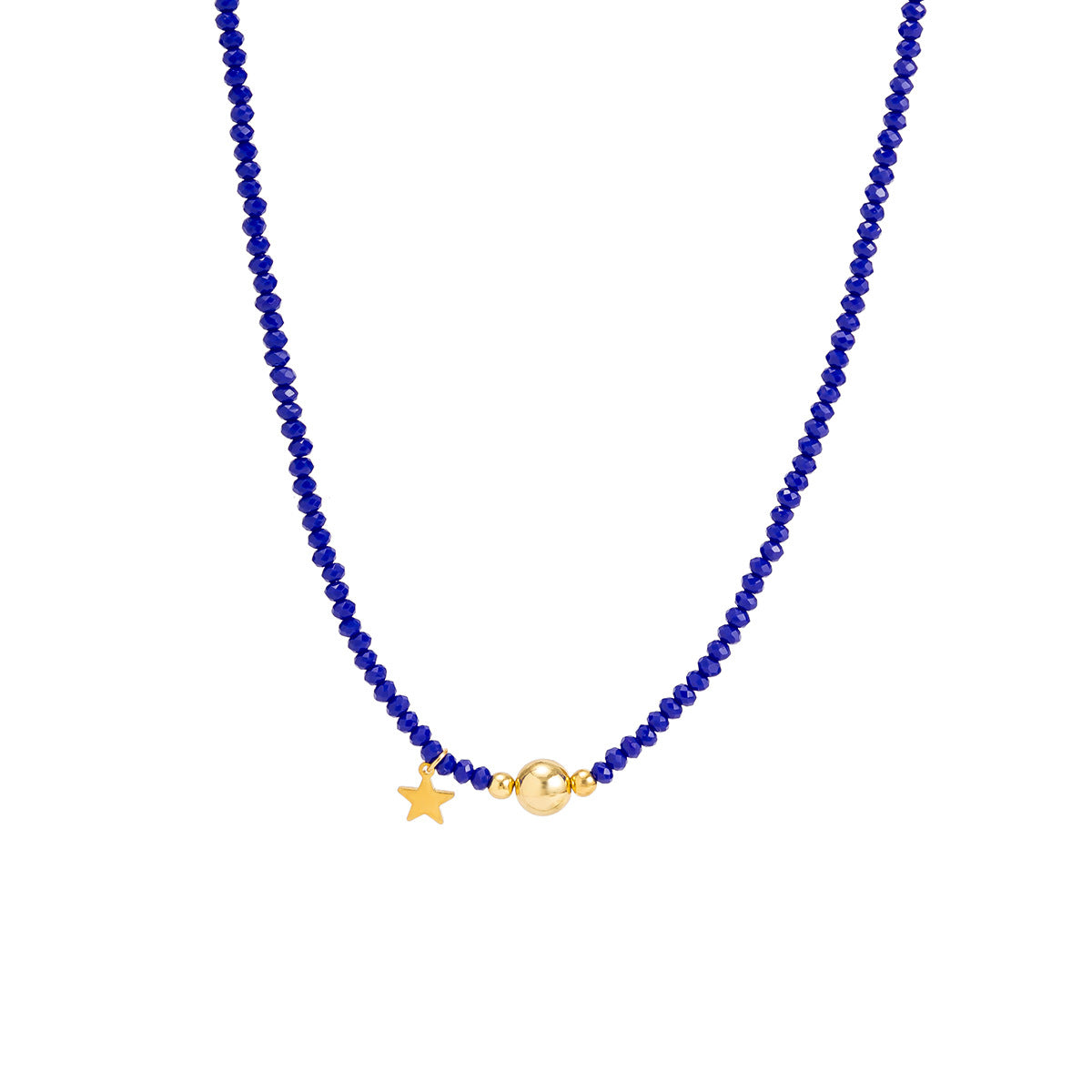 Wholesale Crystal Star Resin Necklace