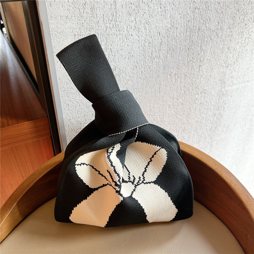 Bolsos de punto de poliéster al por mayor