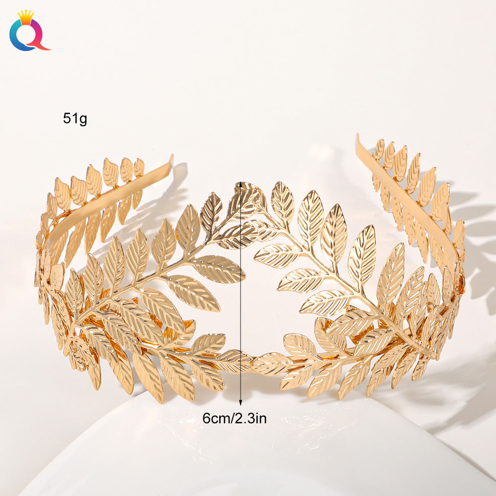 Wholesale Metal Leaves Headband Hairpins