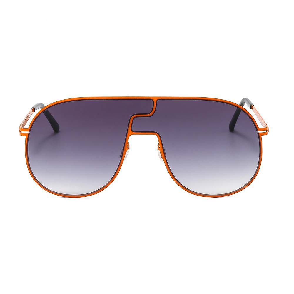 Wholesale PC Large Frame Conjoined Metal Men's and Women's Sunglasses