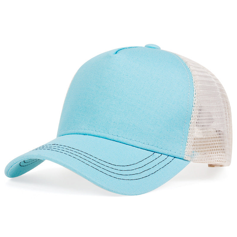 Wholesale Cotton Solid Color Light Board Breathable Baseball Cap