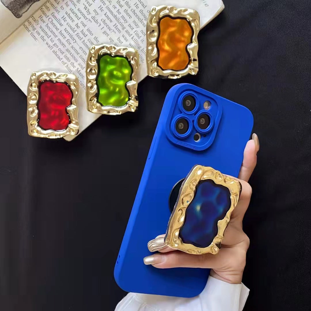 Wholesale Metal Gem Retractable Air Cushion Mobile Phone Holder