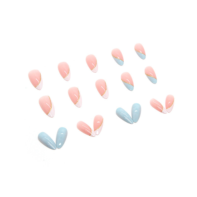 Pegatinas de uñas de resina francesa Creamy Sweetheart al por mayor