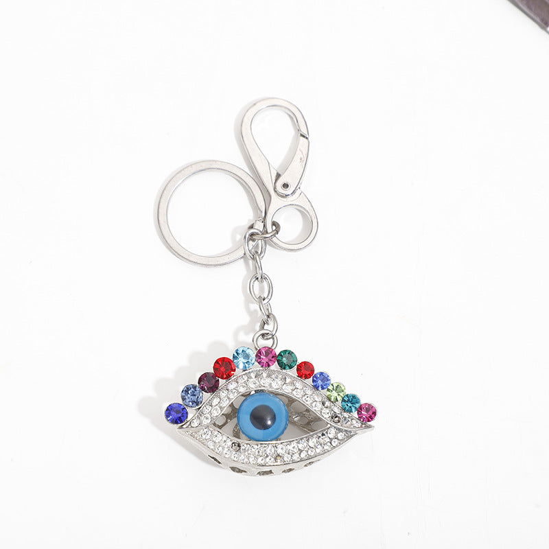 Wholesale Zinc Alloy Diamond Eye Keychain