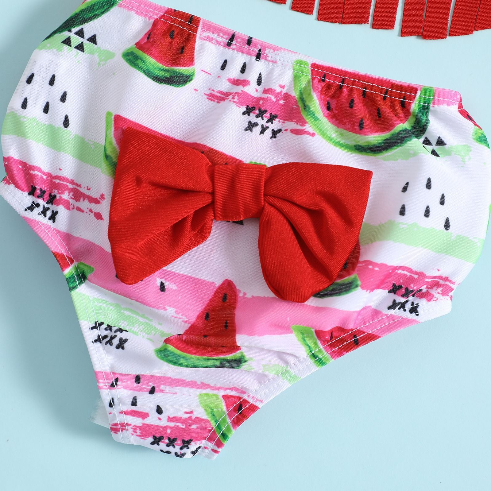 Wholesale Toddler Suspenders Swimsuit Set Polyester Baby Clothes