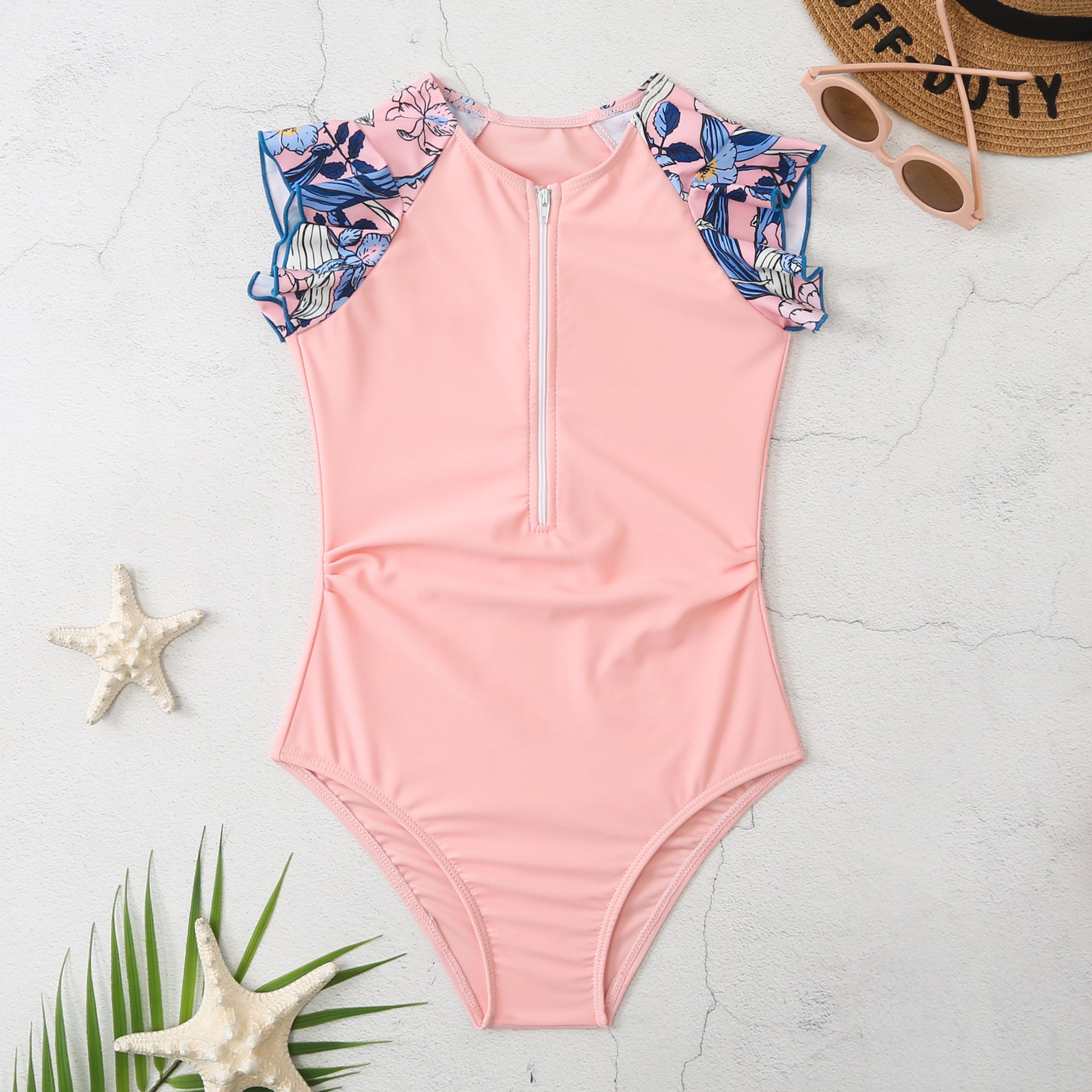 Wholesale Nylon Kids One Piece Swimwear