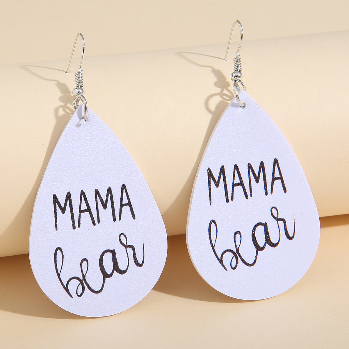 Aretes De Cuero Letras Día De La Madre al por mayor