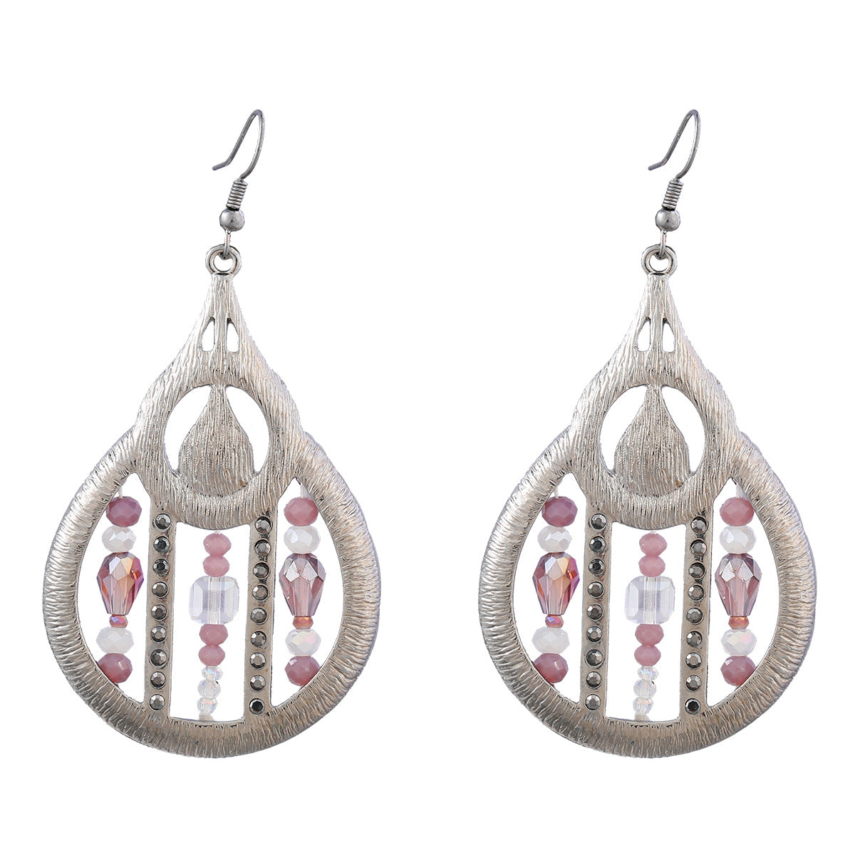 Wholesale Bohemian Drop Diamond Alloy Earrings