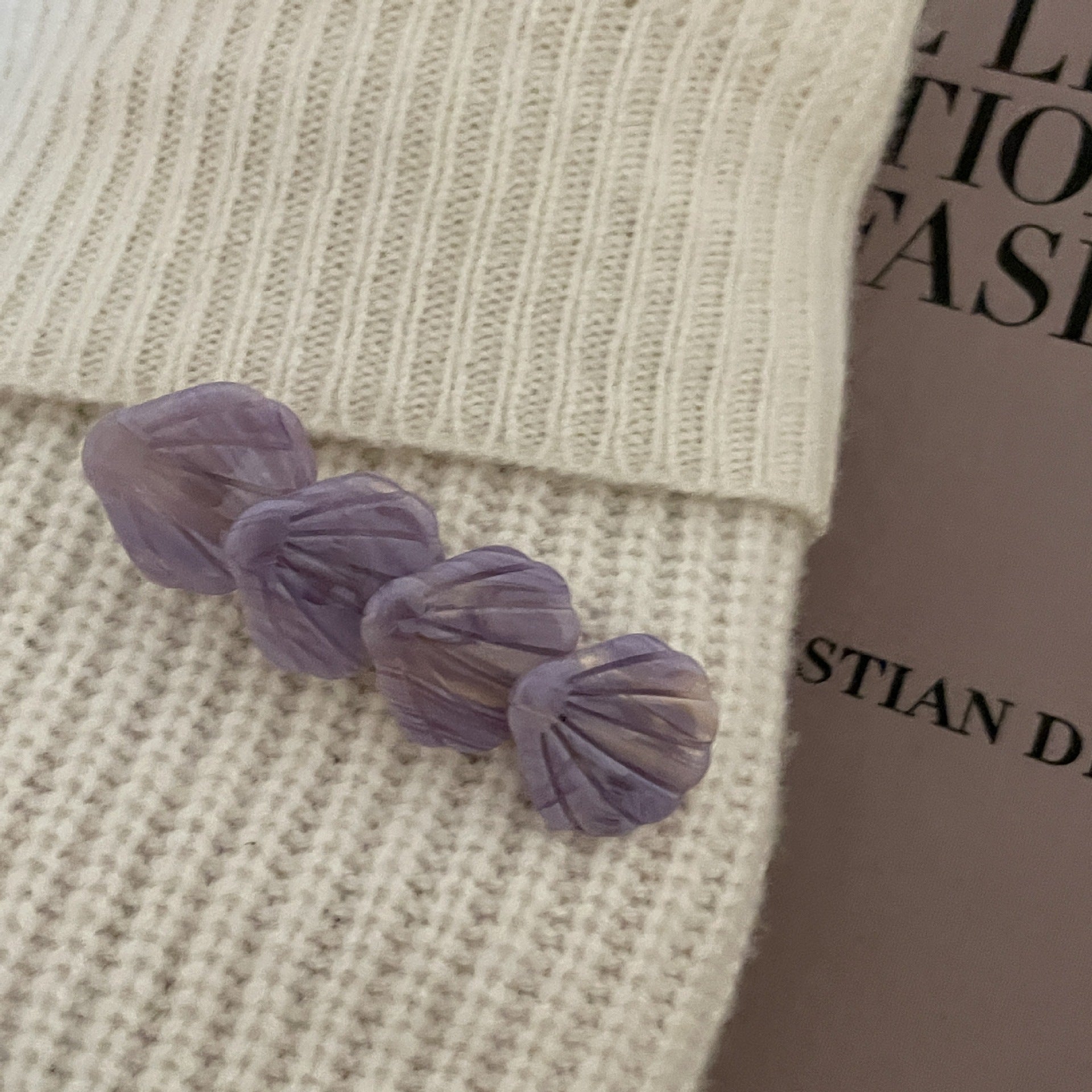 Wholesale Shell Acetate Edge Hair Clips