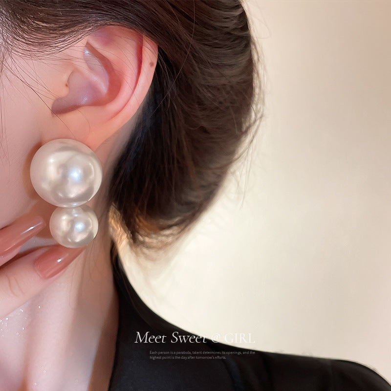 Wholesale 925 Silver Pin Vintage Earrings Pearl