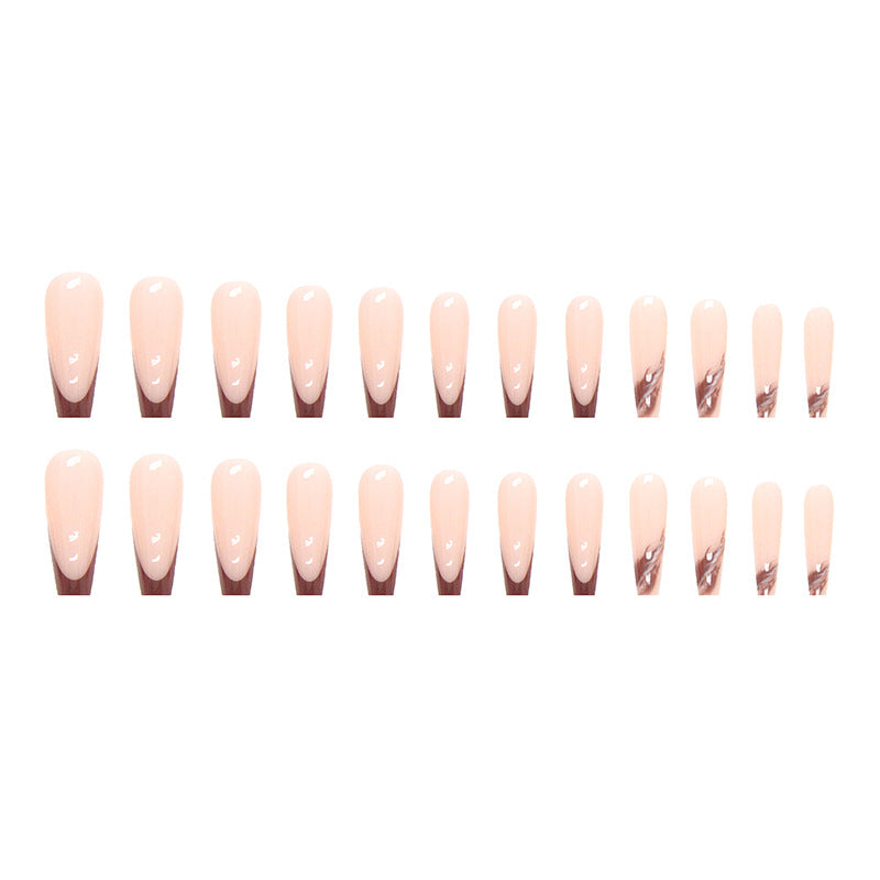 Pegatinas De Uñas De Resina De Terciopelo Rojo Marrón al por mayor