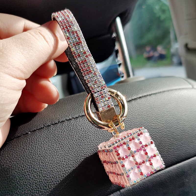 Wholesale Rubik's Cube Diamond Keychain