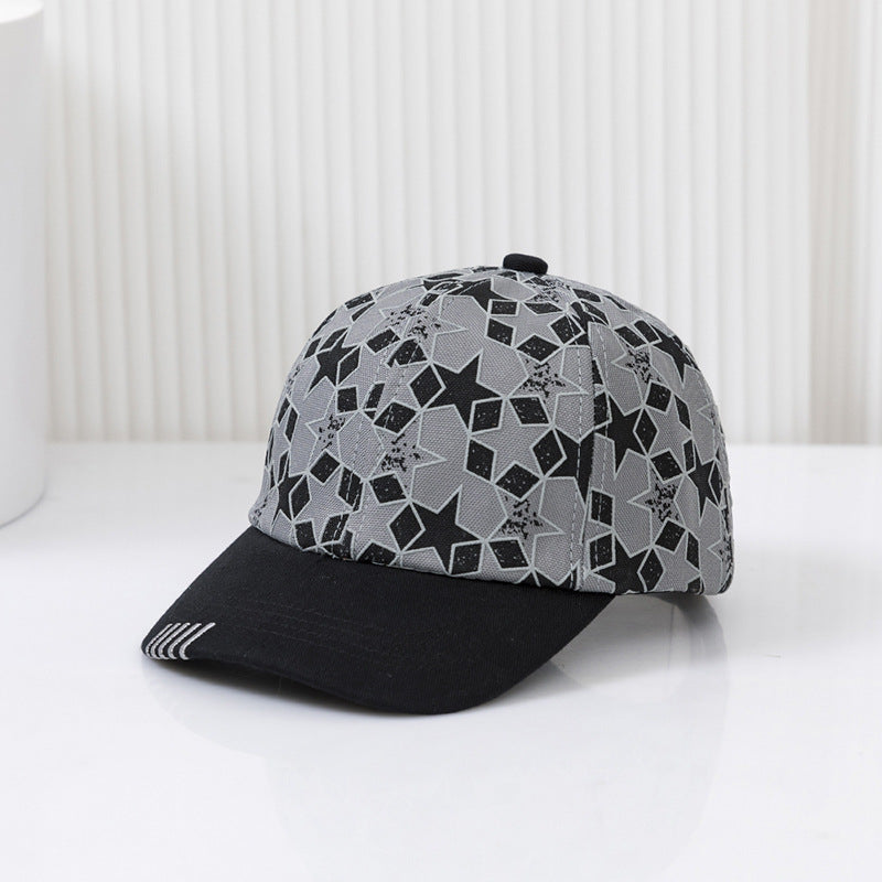 Wholesale Cotton Five-pointed Star Pattern Children's Peaked Cap
