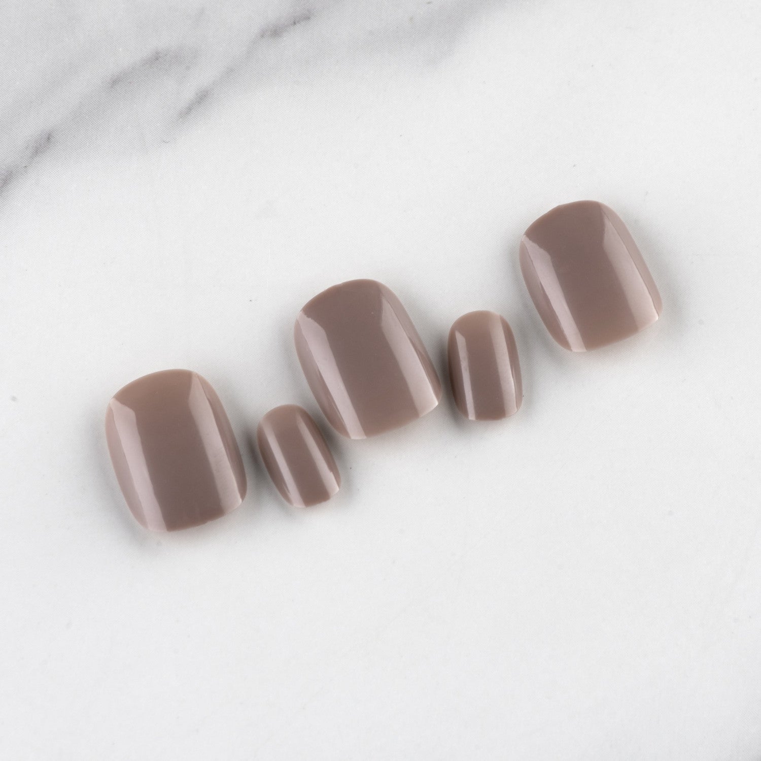 Wholesale Short Glossy Plastic Nail Stickers