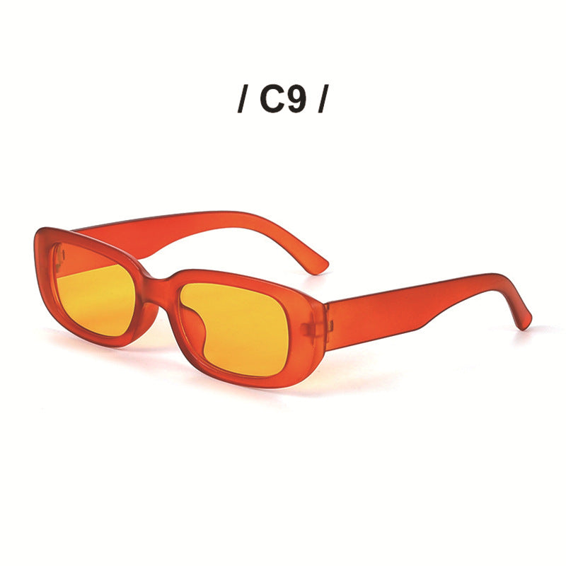 Wholesale PC Ladies Retro Small Frame Square Color Changing Sunglasses