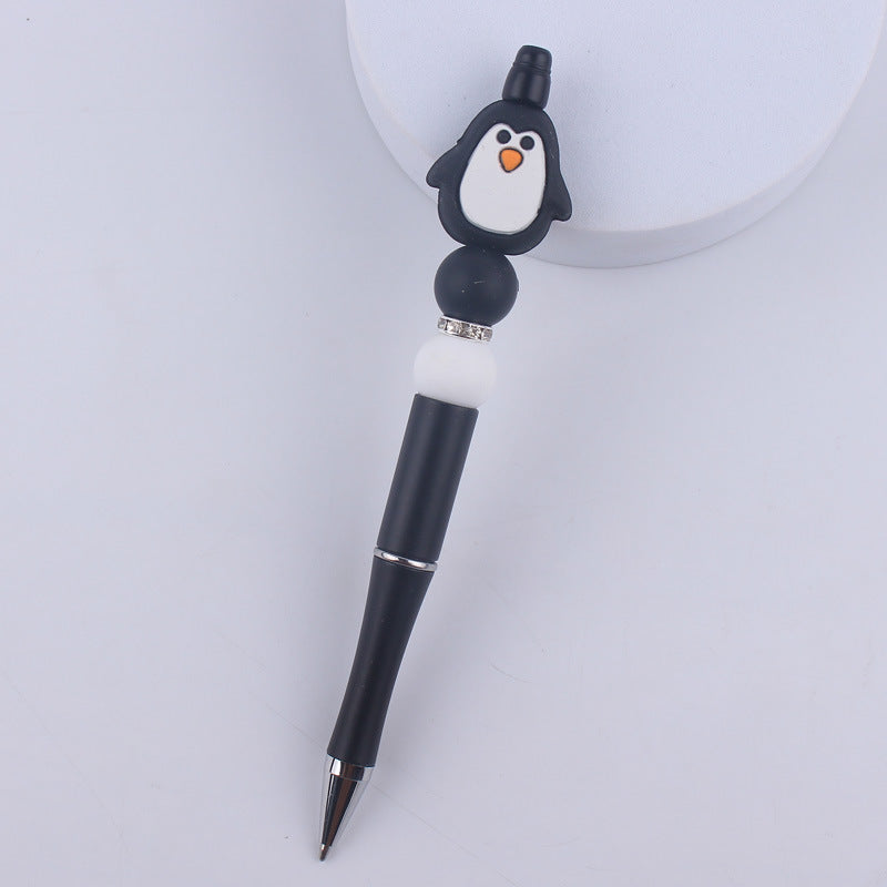 Wholesale Cartoon Animal Silicone Handmade Beadable Pens