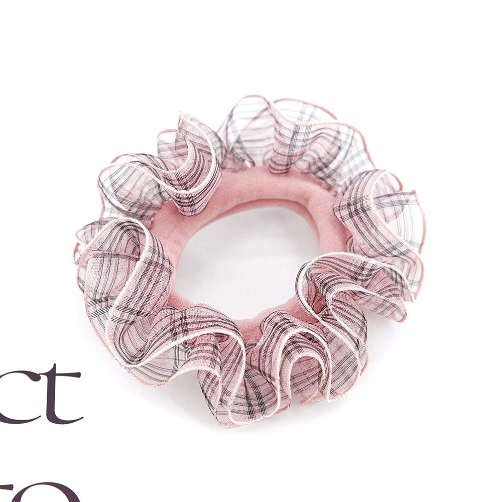 Wholesale Lace Elastic Band Nylon Hair Scrunchies