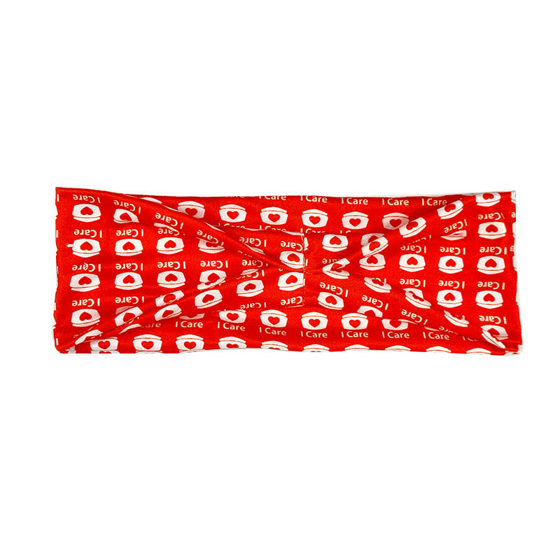 Wholesale Milk Silk Printing Medical Fabric Headband