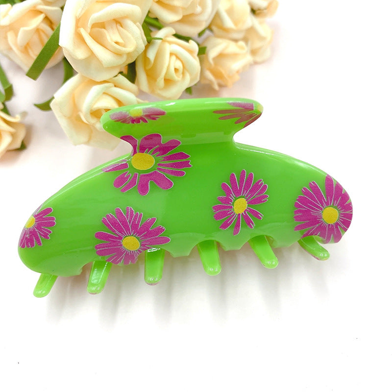 Wholesale Daisy Acrylic Hair Clips