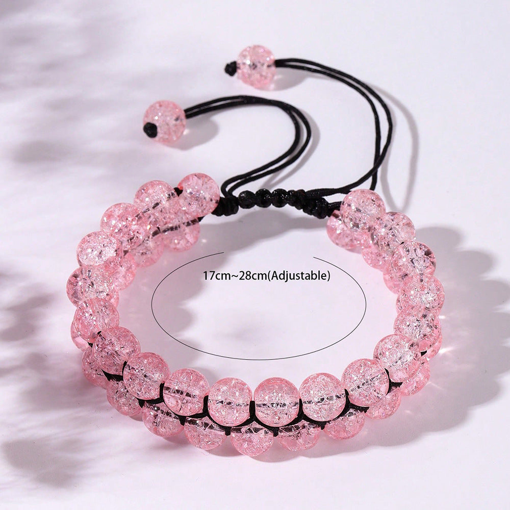 Wholesale 5PCS New Double Layer Natural Stone Bracelet