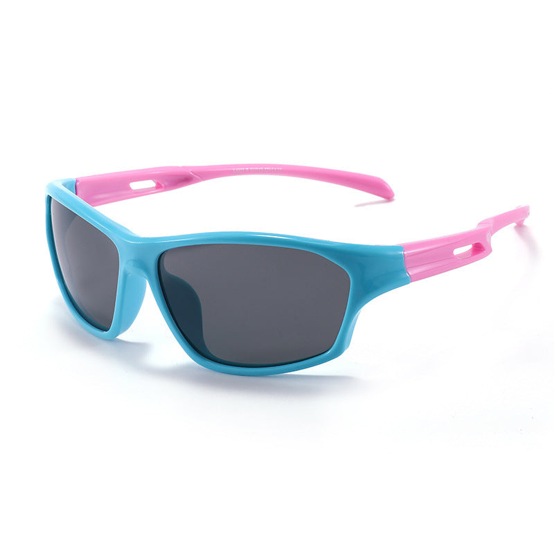 Wholesale Kids Silicone Sports Polarized Sunglasses
