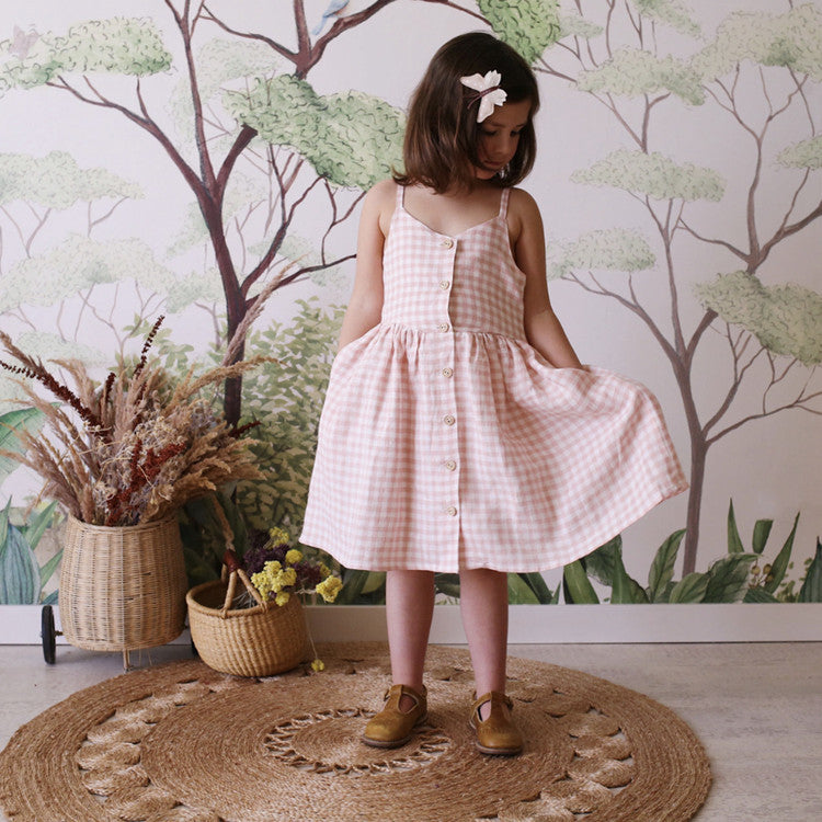 Wholesale Girls Summer Cotton Sundress Baby Clothes