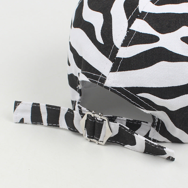 Wholesale Cotton Zebra Print Baseball Cap