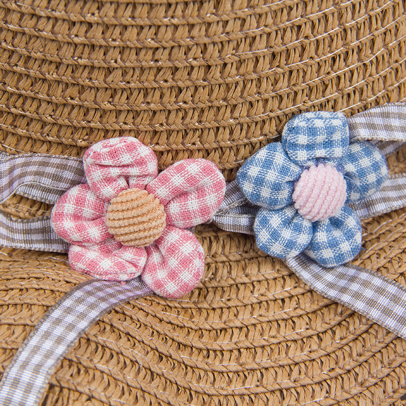 Wholesale Straw Kids Bucket Hat