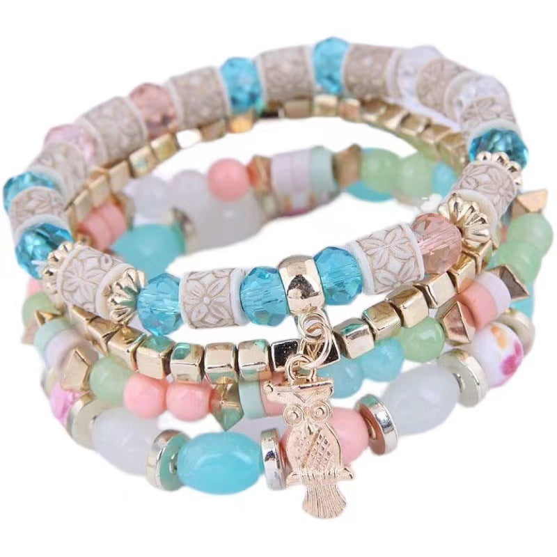 Venta al por mayor Pulsera De Aleación De Búho De Metal